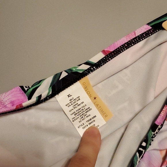 NWT Gibson Latimee floral bikini bottom swim - Picture 4 of 9